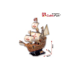 Cubic Fun - Puzzle 3D Nava Santa Maria 113 Piese Cubic Fun - 1